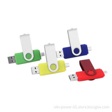 Swivel USB Flash Sticks, Capacity of 1-64GB for Promotions with Phone Connector